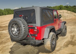 Jeep Wrangler TJ Unlimited Soft Top - Rugged Ridge - Montana - Black Diamond - `04-`06